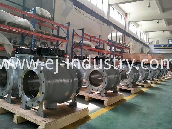 cast steel trunnion ball valve